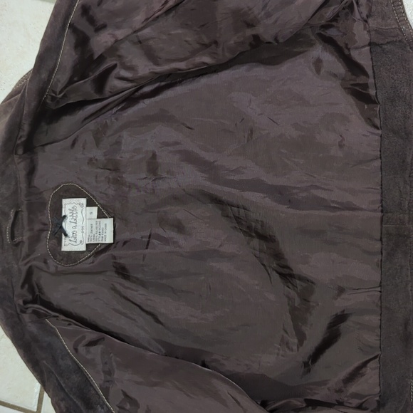 Brown Nubuck Leather Crop Jacket 🤎 - Picture 7 of 10